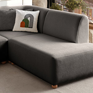 Eymense Sloft Köşe Koltuk Takımı Antrasit Sağ Köşe