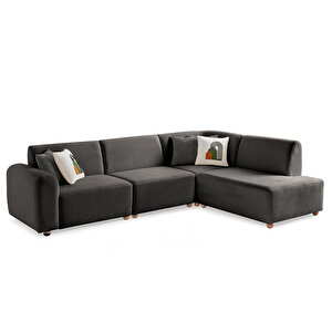 Eymense Sloft Köşe Koltuk Takımı Antrasit Sağ Köşe