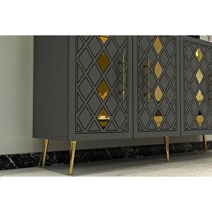 Domedd (kb150) Konsol ANTRASİT-ALTIN Antrasit Gold
