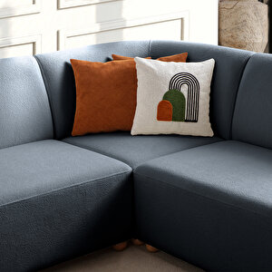 Eymense Sloft Köşe Koltuk Takımı Mavi Sağ Köşe