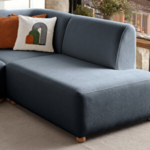 Eymense Sloft Köşe Koltuk Takımı Mavi Sağ Köşe