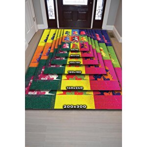 Homshtag Kıpırdama Film Halısı Star Wars Temalı Film Halısı Çok Renkli Star Wars Filmi Halısı