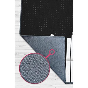 Hayatın Akordu Siyah Müzik Sever Halısı Art Müzik Halısı Piyanist Halısı Müzisyene Hediye 80x120 cm