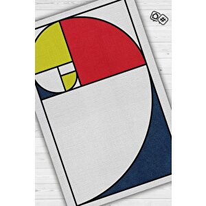 Altın Oran, Minimalist Oda Dekoru,geometrik Oturma Odası Halısı,yıkanabilir Salon Halısı 120x180 cm