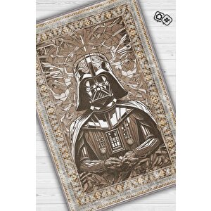 Homshtag Boba Trooper Vader Rex Film Halısı Star Wars Temalı Film Halısı Bej Renk Star Wars Film Halı