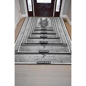 Homshtag Kutsal Tohumlar Film Desenli Siyah Gri Renkli Yüzüklerin Efendisi Halısı Film Temalı Halı