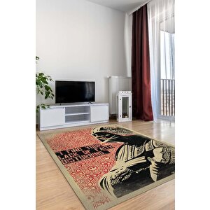 İnançsızlık Rahatsız Edici Star Wars Temalı Film Halısı Çok Renkli Star Wars Filmi Halısı 80x120 cm
