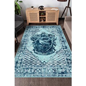 Ravenclaw Art Deco Harry Potter Desenli Halı Yıkanabilir Çocuk Odası Halısı Çok Renkli Halı 100x150 cm