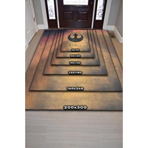 Homshtag İsyankar Takım Film Halısı Star Wars Temalı Film Halısı Çok Renkli Star Wars Filmi Halısı