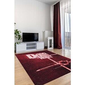 Yap Ya Da Yapma Star Wars Temalı Film Halısı Kırmızı Renkli Star Wars Filmi Halısı 100x150 cm