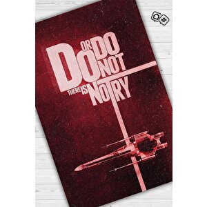 Yap Ya Da Yapma Star Wars Temalı Film Halısı Kırmızı Renkli Star Wars Filmi Halısı 100x150 cm