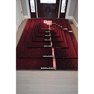 Homshtag Yap Ya Da Yapma Star Wars Temalı Film Halısı Kırmızı Renkli Star Wars Filmi Halısı