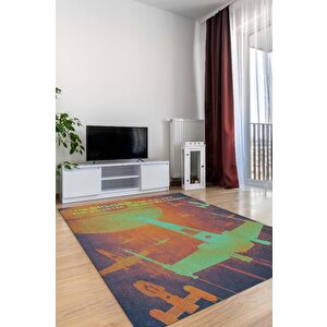 Büyük Galaksi Film Halısı Star Wars Temalı Film Halısı Çok Renkli Star Wars Filmi Halısı 200x300 cm