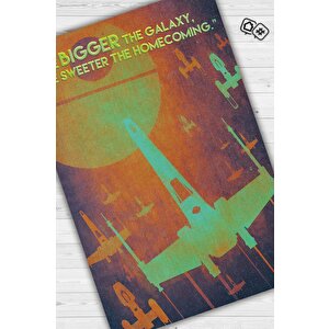 Büyük Galaksi Film Halısı Star Wars Temalı Film Halısı Çok Renkli Star Wars Filmi Halısı 200x300 cm