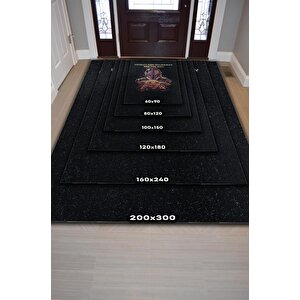 Homshtag Bizim Yolumuz Sadakat Film Halı Star Wars Temalı Film Halısı Siyah Renk Star Wars Film Halı