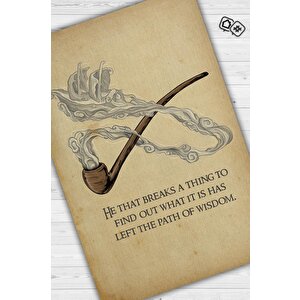 Hikmetin Yolu Film Desenli Bej Renkli Yüzüklerin Efendisi Halısı Film Sever Temalı Halı 80x120 cm