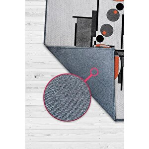 Simetrik,geometrik Oturma Odası Halısı,sanatseverler İçin,pamuklu Dokuma Tabanlı Halı 200x300 cm