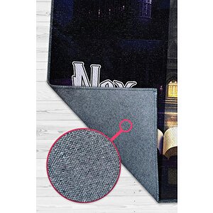 Lumos Nox Art Deco Harry Potter Desenli Halı Yıkanabilir Genç Odası Halısı Çok Renkli Halı 200x300 cm