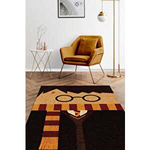 Harrycraft Harry Potter Desenli Çok Renkli Halı Geometrik Harry Potter Film Sever Halısı 160x240 cm