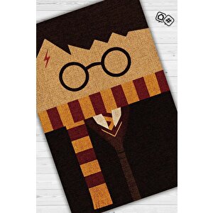 Harrycraft Harry Potter Desenli Çok Renkli Halı Geometrik Harry Potter Film Sever Halısı 160x240 cm