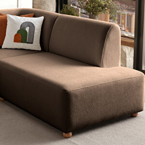 Eymense Sloft Köşe Koltuk Takımı Kahverengi Sağ Köşe