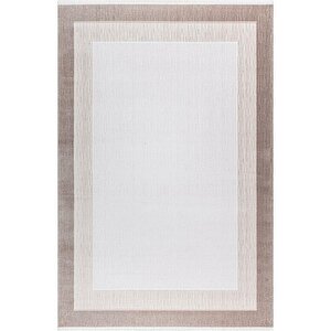 Pastel Halı Almira D164b Krem Vizon Akrilik Salon Oturma Yatak Odası Halısı