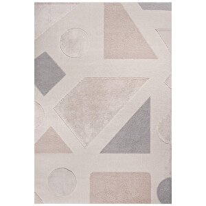Pastel Halı Cozy C3928a Krem Bej Serisi Salon Oturma Yatak Odası Halısı