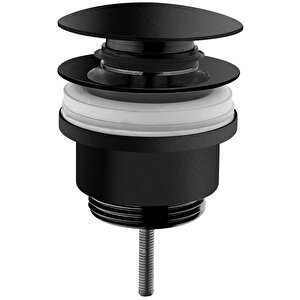 Vitra Lavabo Süzgeci, Origin, Yuvarlak (universal-basmalı Aç-kapa) Mat Siyah, A4514936wtc