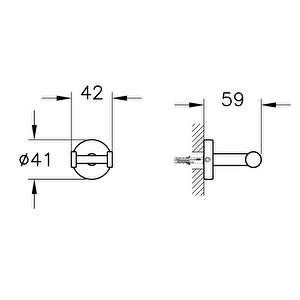 Vitra Askı, Base 200, İkili, A44102