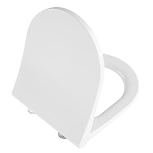 Vitra Integra Yavaş Kapanır Klozet Kapağı, Metal Menteşeli, 131-003-009