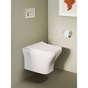 Vitra Shift Klozet Kapağı, Slim, Yavaş Kapanır 191-003-009