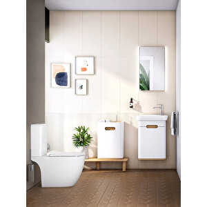 Vitra Sento Slim Klozet Kapağı, Yavaş Kapanır, Mat Beyaz, 120-401-009