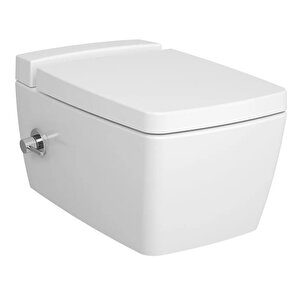 Vitra Asma Klozet Metropole Rim-ex Kanalsız, Vitrafresh Deterjan Hazneli Ve Entegre Ara Musluklu, 7672b003-1687