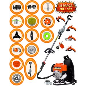 Eisenn New Sitil Özel Set Sırt Tırpan + Çapalama Seti + Zeytin Hasat Toplama 15 Parça Full Set