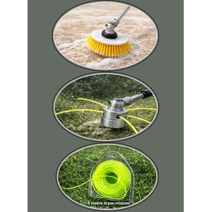 Eisenn New Sitil Özel Set Sırt Tırpan + Çapalama Seti + Zeytin Hasat Toplama 15 Parça Full Set