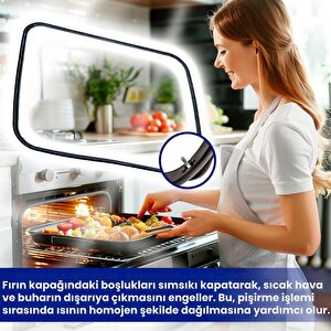 Fırın Kapak Contası, Hotpoint-ariston Fhs536ixha, Fhs516ixha, Fhs51ix Ile Uyumlu