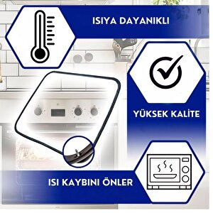 Fırın Kapak Contası, Hotpoint-ariston Fhs536ixha, Fhs516ixha, Fhs51ix Ile Uyumlu