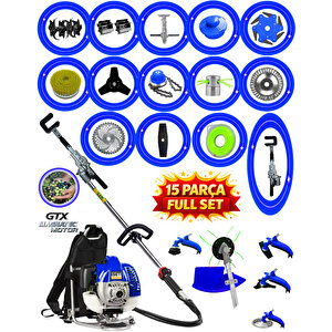 Eisenn St 900 Sırt Tırpan + Çapalama Seti + Zeytin Hasat Toplama 15 Parça Full Set