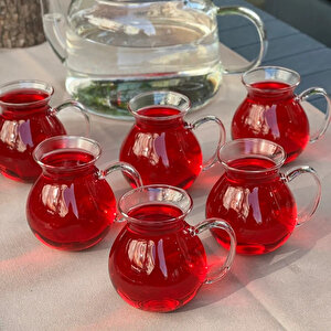 Borosilikat Çay Bardağı 6 Parça