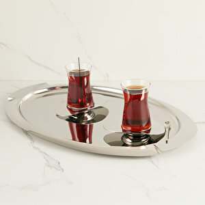 Elegant Prestige 25 Parça Çelik Çay Seti