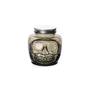 Tarrao Calavera Kavanoz 1300 Ml Siyah