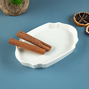 Lunar Kare Oval Servis Tabağı 15 Cm