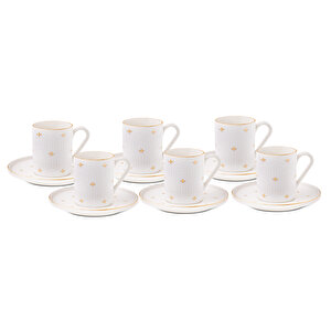 Aryıldız Aure 12 Parça 6 Kişilik Kahve Fincan Takımı 90 Ml