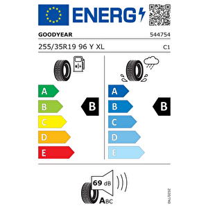 255/35r19 96y Xl Eagle F1 Asymmetric 3 Rof 2025 Üreti̇m Yaz Lasti̇ği̇
