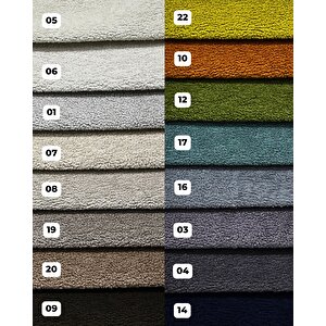 Lara Sırt Mekanizmalı Üç Adet Üçlü Kanepe & Yataklı 3'lü Koltuk (3+3+3) - Gri