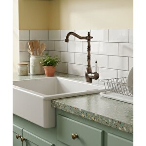 Rusti̇k Anti̇k Eski̇tme Gold Mutfak Evye Bataryasi Otanti̇k Osmanli Pri̇nç Gövde Vi̇ntage Tasarim Altin