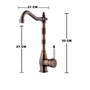 Rusti̇k Anti̇k Eski̇tme Gold Mutfak Evye Bataryasi Otanti̇k Osmanli Pri̇nç Gövde Vi̇ntage Tasarim Altin