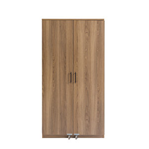 Kiler, Blesk 2 Kapaklı Büyük Erzak Kiler Mutfak Dolabı Ceviz