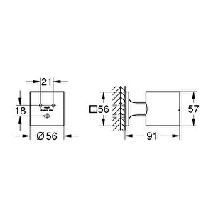 Grohe Alluree Bardaklık Tutacağı - 40278001
