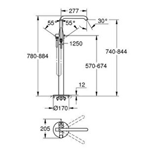 Essence Yerden Küvet Bataryası - 25248da1